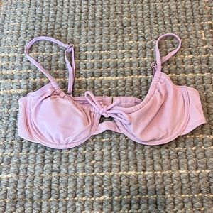 purple underwires bikini top